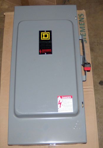 Square D 200 Amp Safety Switch H324N NEW no box 240 VAC Fusible Nema 1 Indoor