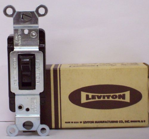 LEVITON 3-WAY TOGGLE SWITCHES # 1453 BROWN
