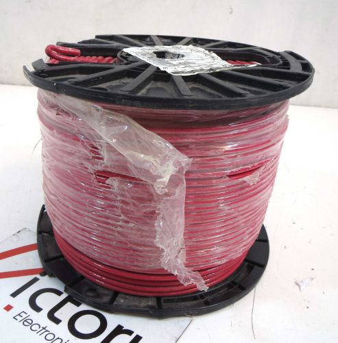 New 12 GA, Stranded Copper Wire/ Cable, THHN 500 Ft Spool/ Reel (Red)