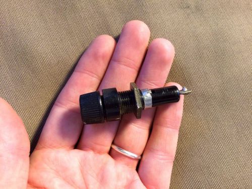 Vintage buss fuse holder bayonet-style full-size for tube amplifier inc hardware for sale