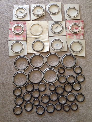 Vacuum seal centering rings - lot of 46 for sale