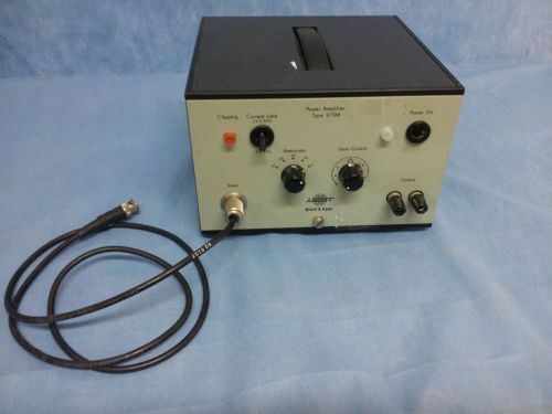 Bruel Kjaer 2706 Power Amplifier for Accelerometers 100-127/220-240VAC 2/1A