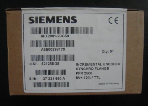New in box Siemens Encoder 6FX2001-2CC50