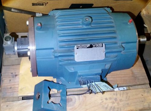 New 5HP Reliance Electric VXS Inverter Duty Variable Speed Motor 460v, w/encoder
