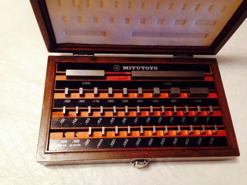 Mitutoyo gauge block set for sale