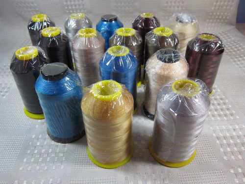 LOT 16 COMMERCIAL INDUSTRIAL NYLON SEWING THREAD CONES FLEISCHER RICE HOLLAND