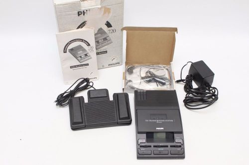 Philips LFH 720 Mini Cassette Transcriber Dictation w/Foot Control Transcription