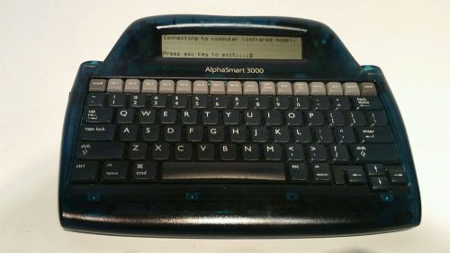 ALPHASMART 3000 Personal Portable Word Processor-Tested &amp; Working!