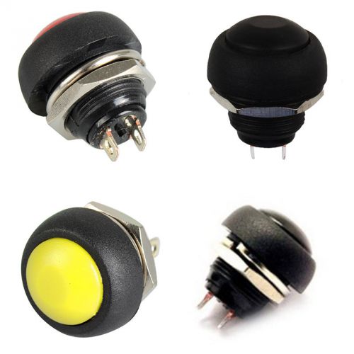 Waterproof Momentary Push Make Button Switch Off 125V Must-have-tool Hot Sale