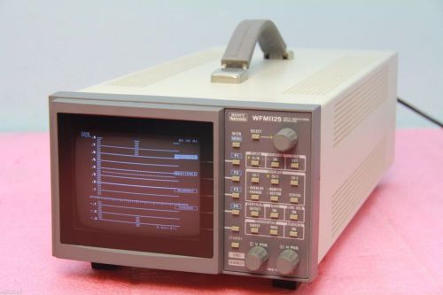 Tektronix wfm1125 hdtv waveform monitor w/ option: oc for sale