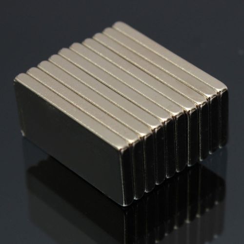 10pcs N52 20mm x 10mm x 2mm Neodymium Block Magnets Rare Earth Magnetic Blocks