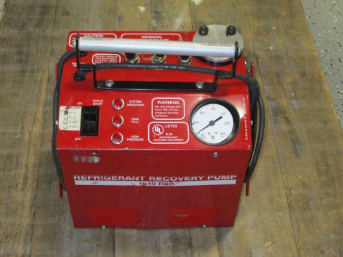 White K-Whit Tools 1640 RRP Refrigerant Recovery Pump Unit