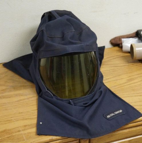 Chicago protective apparel westex flame resistant arc welding hood helmet sz r ! for sale