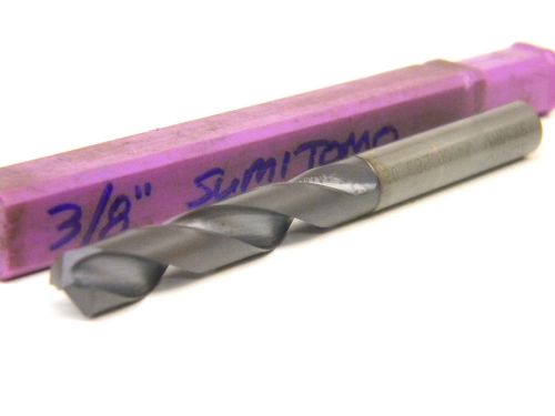 New surplus sumitomo 3/8&#034; solid carbide twist drill 3750mv .375&#034; for sale