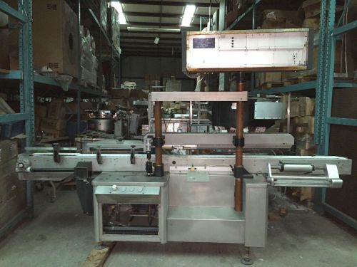 Harland Mercury FRONT AND BACK Labeler With Top Hold Down And Wrap Belt