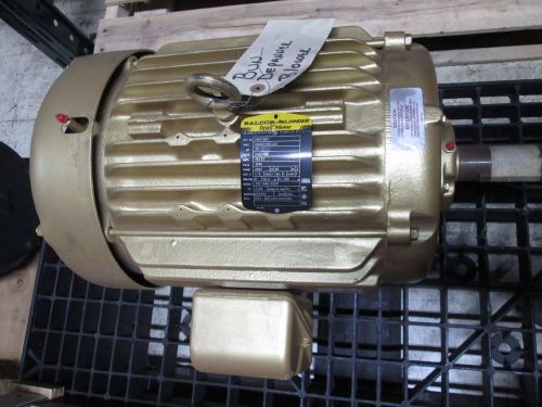 Baldor Super-E AC Motor EM4106T 3540RPM 20HP 230/460V 46/23A New Surplus