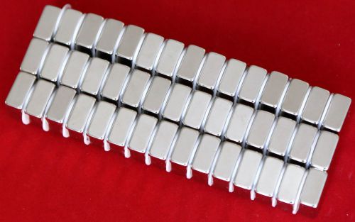 Wholesaling 12 n48 neodymium magnets-1/2&#034;x1/2&#034;x1/4&#034; block for sale