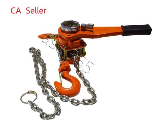 Lever block chain hoist ratchet puller lifter type tools light equipemnt 1 ton for sale