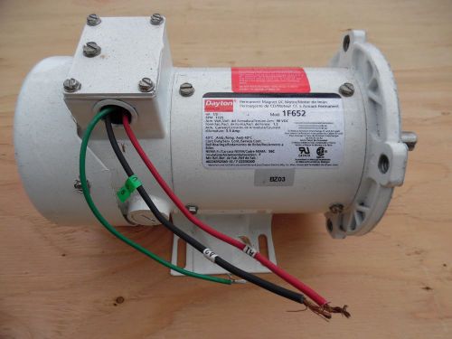 Dayton Permanent Magnet DC Motor 1F652 RPM 1725  1/3  HP