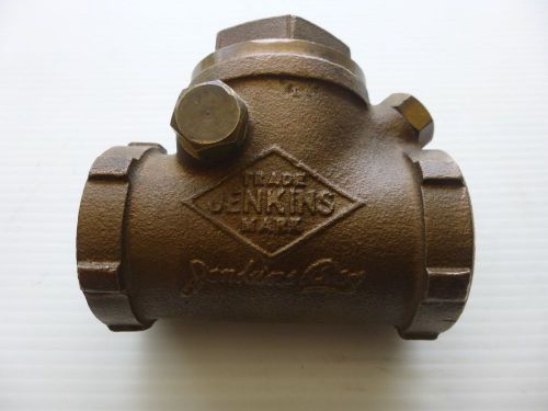 Jenkins brass 1 1/4&#034; check-valve swing style-new for sale