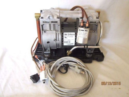 Pond aeration vacuum pump compressor thomas 2660ce32-190 l power switch free s&amp;h for sale