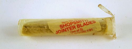 Shopsmith Mark V Jointer Knives (New In Box). Item number 505460