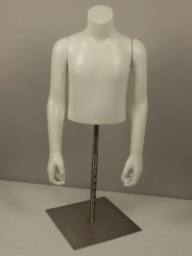 Silvestri teen male boy mannequin tosro removable magnetic arms stainless stand for sale
