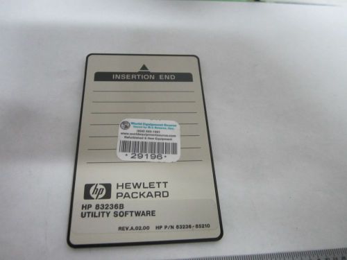 HP HEWLETT PACKARD MEMORY CARD 83236B PCMCIA BYTES SRAM  BIN#S2-50