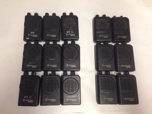 Large lot of 15 Motorola Minitor III 3 / IV 4  Fire EMS pagers - for parts AS-IS