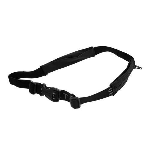 SPIbelt Dual Pocket, Black Fabric/Black Zipper/Logo Band, Water Resistant