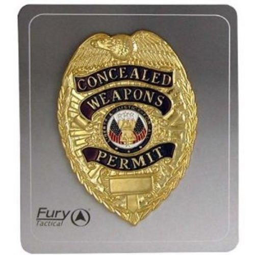 Fury tactical 16901fury shield concealed weapons permit - gold for sale