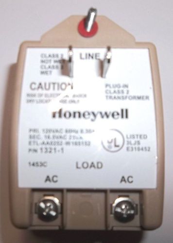 Ademco pittway honeywell 16.5 volt 16.5vac 16.5v 25va transformer 1321-1 newest for sale