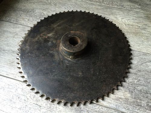 11&#034; industrial Machine Age Steel/Cast Iron gear sprocket steampunk lamp base