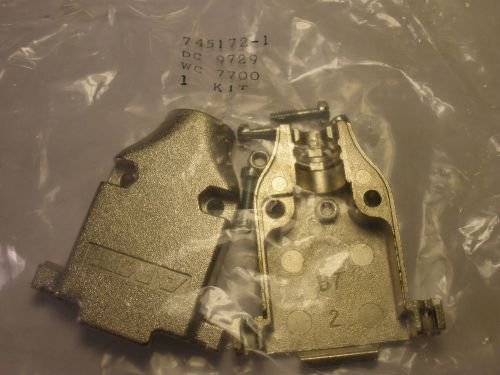 ( 2 PC. ) AMP 745172-1 DB SHELL HOOD METAL FOR DB-15 CONNECTORS