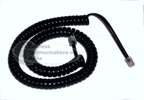 5 Coil Cords for Samsung Phones, 12 foot, Black NEW!