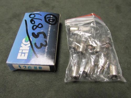 New nos lot of (10) eiko 120mb miniature light bulbs for sale