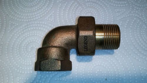 New bronze union elbow 3/4&#034; male npt x 3/4&#034; female npt for hot water radiators for sale