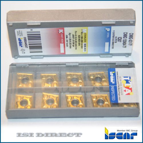 CNMG 431 TF IC507 ISCAR *** 10 INSERTS *** FACTORY PACK ***