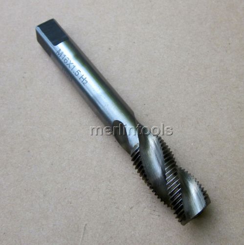 M16 x 1.5 metric hss spiral right hand tap 16mm x 1.5mm for sale