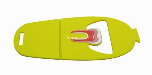 5Pcs Rubber Tooth Business Name Card Holder Case Display Stand G207 yellow hom