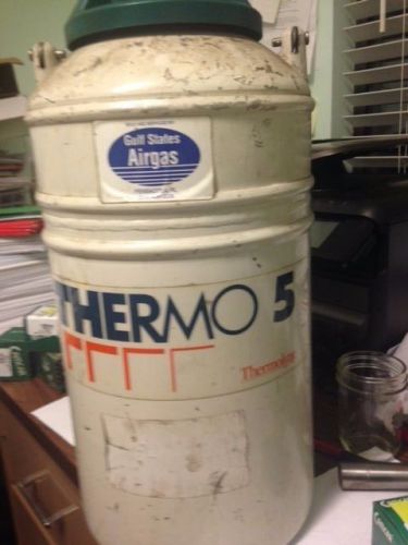 Thermolyne Thermo 5 Liquid Nitrogen Tank, Cryo Storage Tank, LN2 Dewar