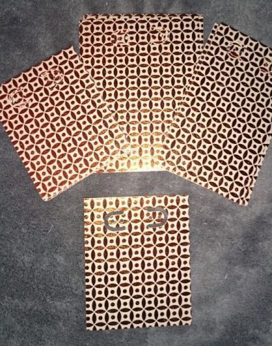NEW Handmade Earring jewelry display card, 2x3 to 3x4, 24 pcs, copper circles