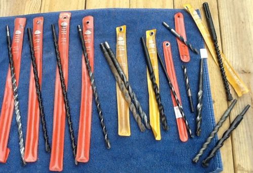 Hammer drill masonry bits lot (hawera) - taper  a - b / straight shank / te60 for sale