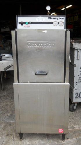 &#034;champion dh1&#034; h.d. commercial 1ph. high temp door type dish washing machine for sale