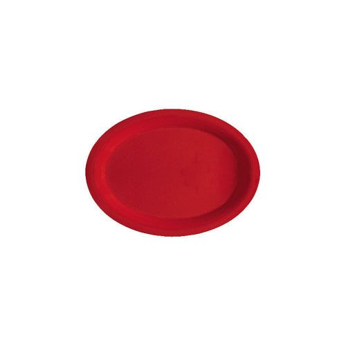 G.E.T. OP-950-RSP Red Sensation 9-3/4&#034; Oval Platter - 24 / CS