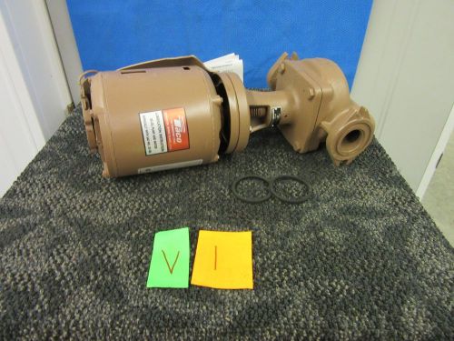 Taco water circulator pump 111-b8 110-041 bronze 1/8 hp 1725 rpm 1 1/4 npt new for sale