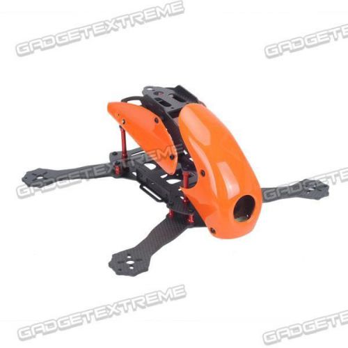 Robocat 270mm 4-Axis Carbon Fiber Racing Mini Quadcopter Frame Orange Hood Cover