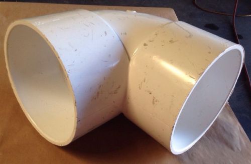 Lasco 8&#034; pvc pipe 90° elbow pvc i usa made d2466 for sale