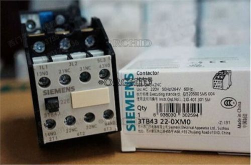 SIEMENS Contactor 3TB4322-0XM0 220VAC NEW IN BOX