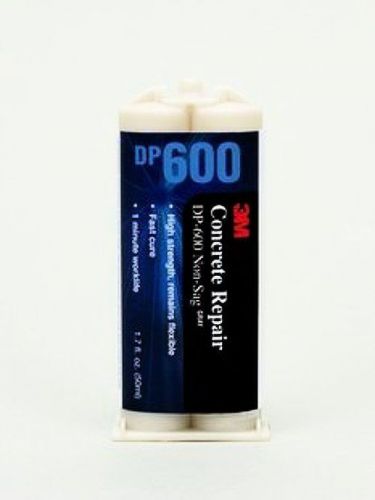 3M DP-600-NS Scotch-Weld Concrete Repair, Gray, 50-Milliliter Syringe